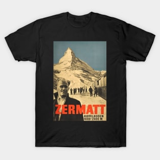 Zermatt, Switzerland,Ski Poster T-Shirt